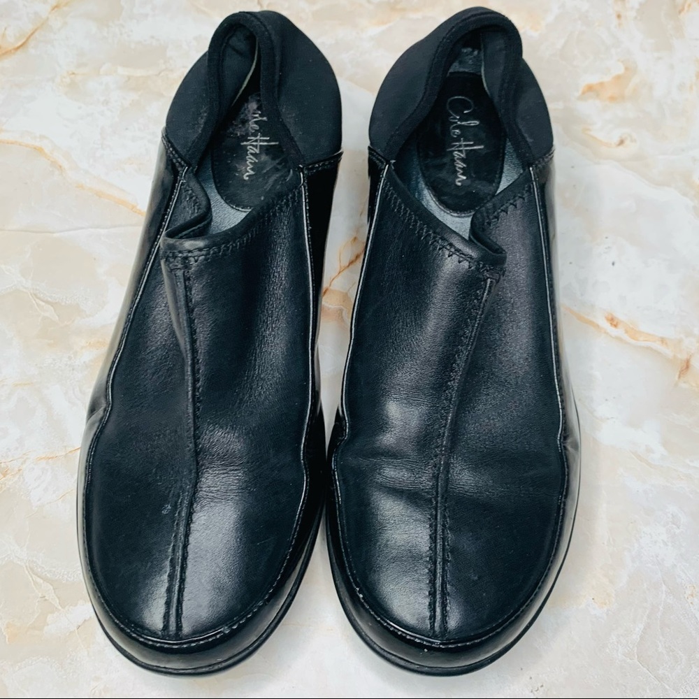 COLE HAAN with NIKE Shoes G SERIES COLLABORATION Black leather slip on 5